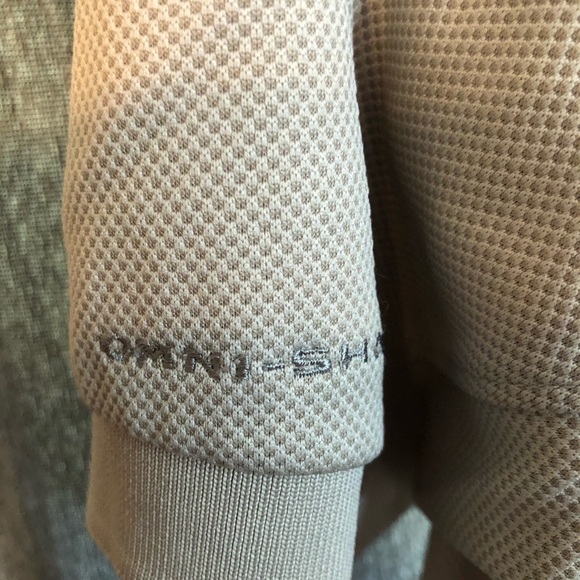 Columbia PFG polo tan collar shirt small P - Picture 9 of 10